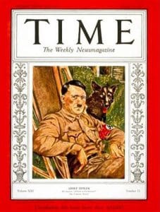 Adolf Hitler 1938 person of the year time magazine
