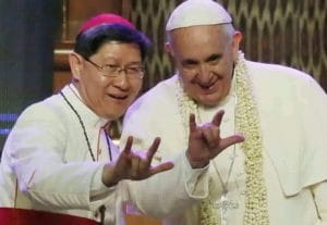 Franziskus uebt den Stansgruss kult Vatikan Papst ruecktritt verirrung