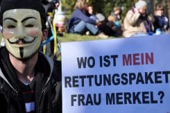 Occupy Bundestag Merkel