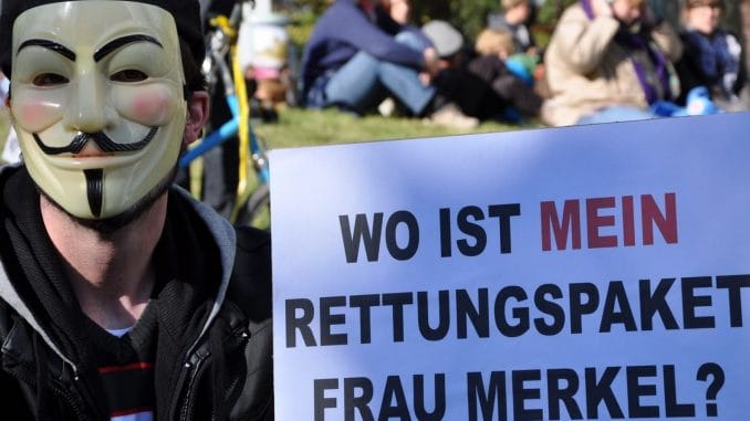 Occupy Bundestag Merkel