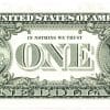 one 1 dollar back in nothing we trust