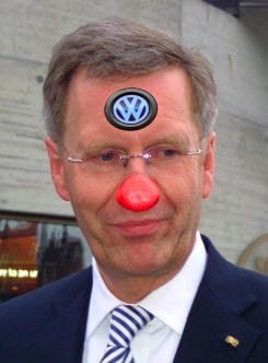 Bundespraesident Wulff Clown