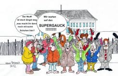 Schloss Bellevue warte auf Super Gauck
