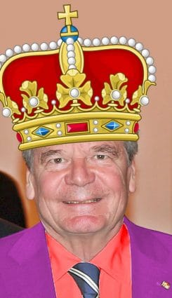 Joachim Gauck Inthronisierung Krone Ernennung