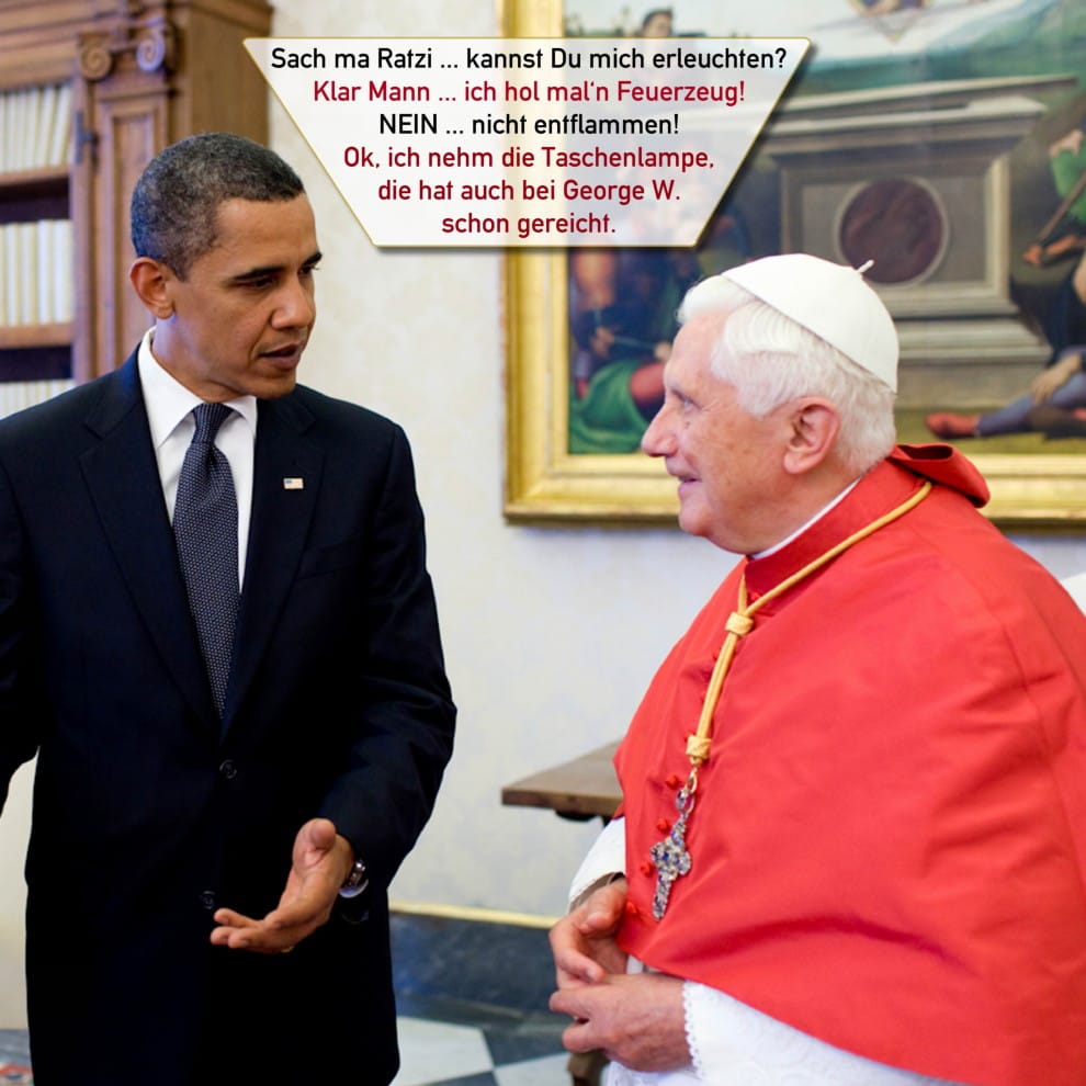 Barack Obama, der Papst und die Erleuchtung