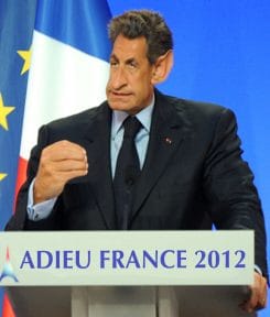 Sarkozyaf der Flucht Verbannung Exil
