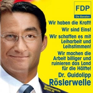 FDP Dschungel-Dreh-Buch: Mogli, Bambi und Balu fdp_arbeit_billiger_Philipp_Roesler_Roeslerwelle_guidolipp_guido_westerwelle