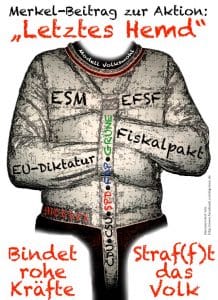 Merkel bekommt „ums Verrecken“ kein Asyl in Bayern Zwangsjacke Modell Merkel qp