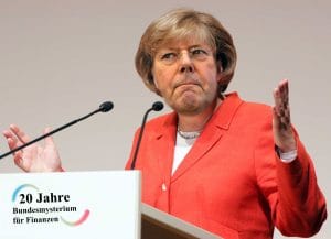 Merkel stärkt Steinbrück den Rücken Merkel-Steinbrueck-Peergela-qp
