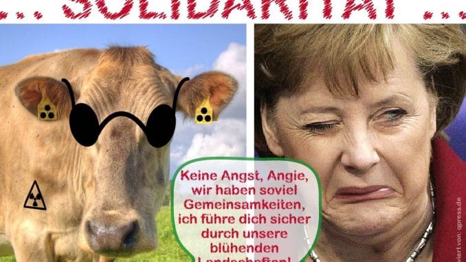 Solidaritaet Blinde Kuh Angela Merkel