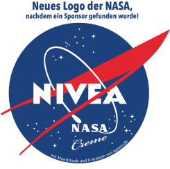 nasa logo nivea nsa listen to the universe werbung auf dem mars kommerzielle raumfahrt1