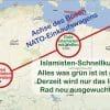 Achse des Boesen NATO Einkaufswagens Rohstoffe Mali