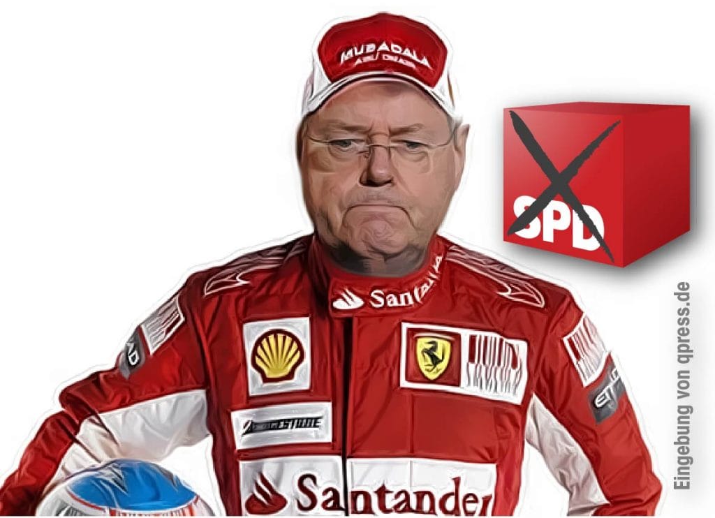 Saustall Politik - Macht jetzt ehrlich auf Formel 1 Peer Steinbrueck der Rennfahrer Formel 1 Politik Umstellung Parteien Rennstall