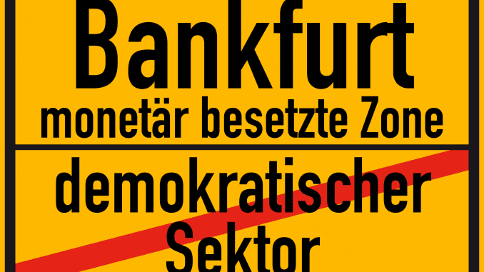 Bankfurt monetaer besetzte Zone ehem Frankfurt