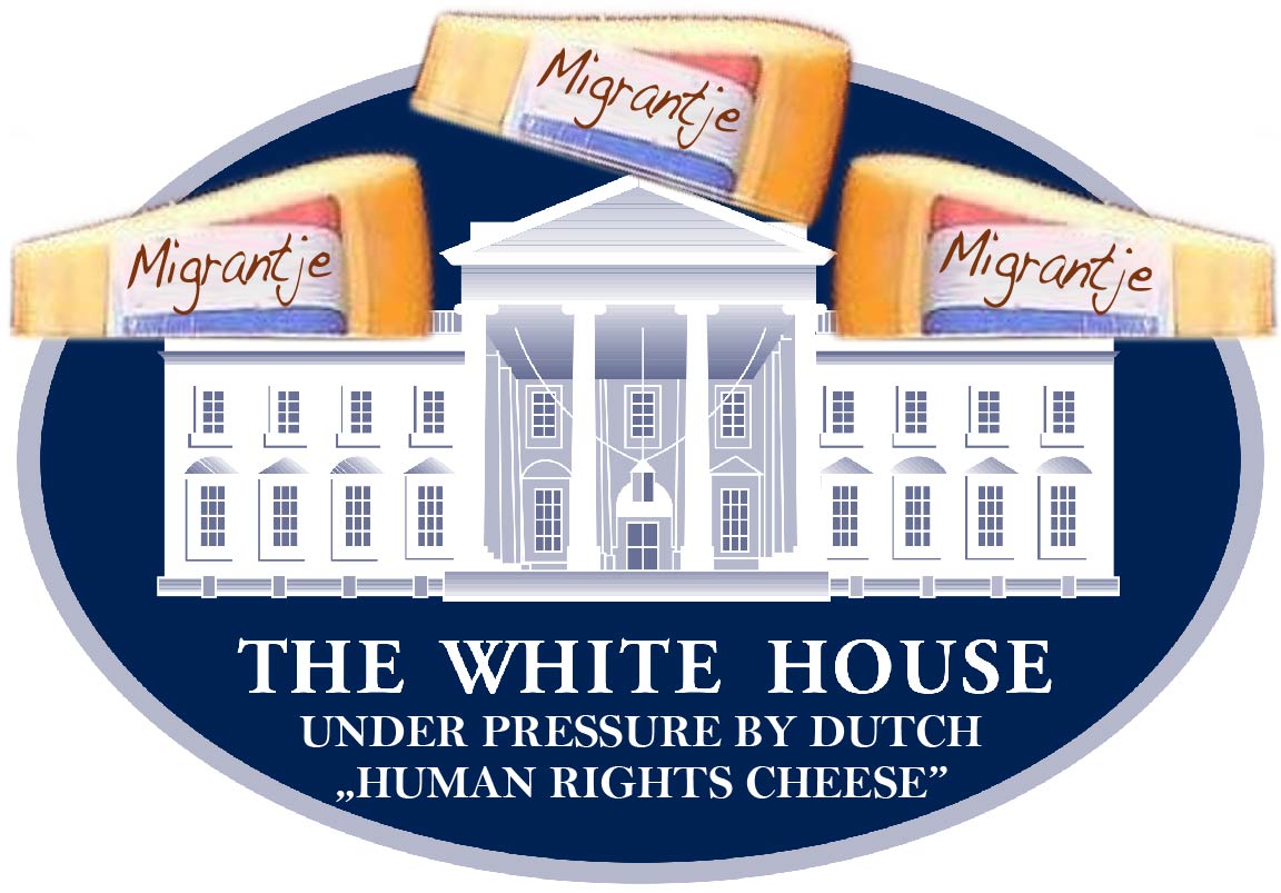 WhiteHouse_under_pressure_by_dutch_human_rights_cheese