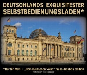 Bundestag sollte Diäten Schmerzensgeld nennen