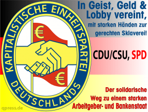 Wird die CDU in der nach Merkel Ära verboten Kapitalistische-Einheitspartei-KED-CDU-CSU-SPD-Politbuero-Zentralkommitee