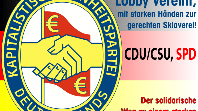 Kapitalistische Einheitspartei KED CDU CSU SPD Politbuero Zentralkommitee