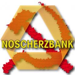 Commerzbank dominiert reguliert Kommunismus Kommunisten Feindschaft System der Schweine animal farm NOSCHERZBANK qpress