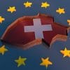 Schweiz Freimauerfisch ein EU Fisch Becken