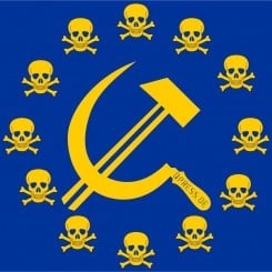 flag of europe skull freibeuter toedliches europa polit kmmissare qpress