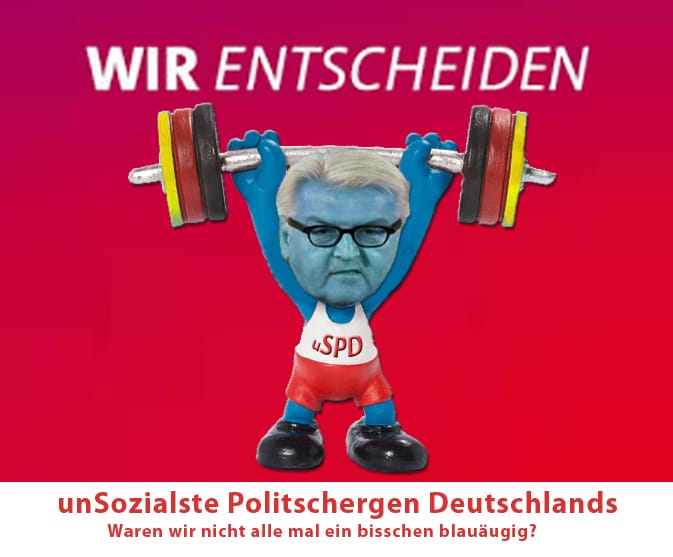 Blätterwaldsterben, trostloser Rundgang durch den deutschen Lügen-Märchenwald die Unsozialsten Steinmeier SPD Deutschland stemmen Schwachmaten in der Politik GroKo Ausmister Aussenminister