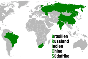 BRICS Staaten Brasilien Russland Indien China Suedafrika 01