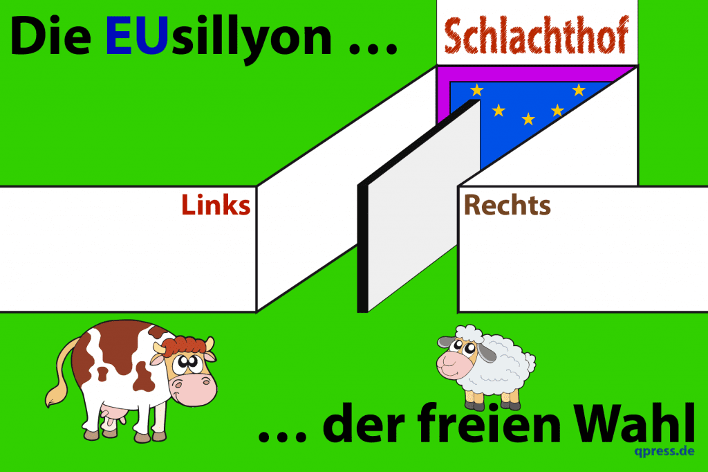 Die Europawahl, Abgesang auf die Demokratie Die Illusion EUsillyon von der freien Wahl-01