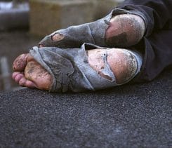 Obdachlosigkeit kampf gegen Armut Globalisierung Verarmung