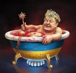 Brudermord braucht Ansporn, Abschussprämien für ukrainische Soldaten Petro Poroschenko schokoschenko Ukraine Oligarch Korruption Hoerigkeit Bestechung Nazi Blutbad