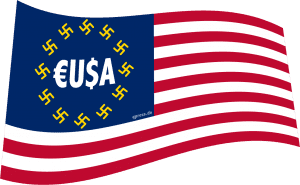 EUSA faseln Sanktionserfolge gegen Russland herbei, neues 9/11 Kausalketten-Staccato Flag_of_the_United_States europe europa EUSA faschisten qpress