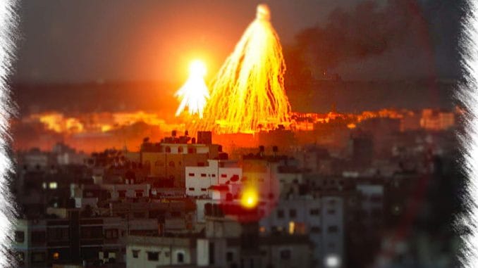 Weisser Phosphor auf Gaza von Israel 2009 Kriegsverbrechen
