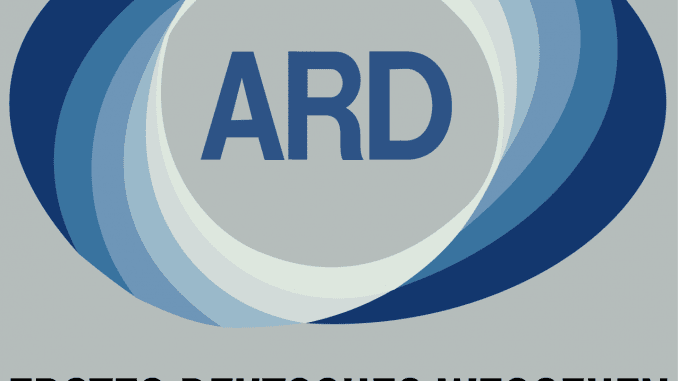 Erstes Deutsches Wegsehen Altes ARD Logo Deutsche Allgemeine Propagandaschau Staatspropaganda qpress quadrat