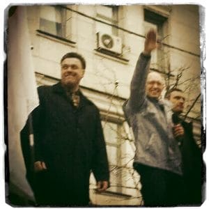 Niemand hat die Absicht eine Mauer zu errichten, außer Arsenij Jazenjuk Arseni Jaz Jazenjuk Vitali Klitschko freudige begruessung npd und faschisten mauerbau zu russland hassprediger