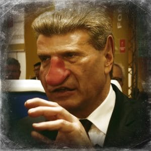 EU-Digi-Kommissar Oettinger im Verhör bei Sonneborn geständig Guenther Oettinger 2014 bruessel Kommissar netzwerk digital EU-Kommission internet qpress
