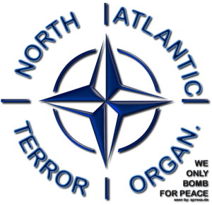 Terror-Erzwingungs-Politik nato_logo_nord_atlantische_terror_organisation_raubritter_moerderbanden_Angriffspack_qpress