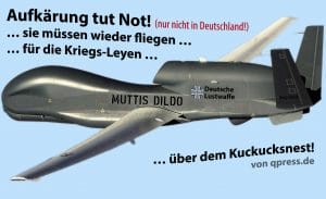 Endlich US-Spionagedrohnen über Deutschland Muttis Dildo Euro Hawk Misere Maiziere Drohne Panne
