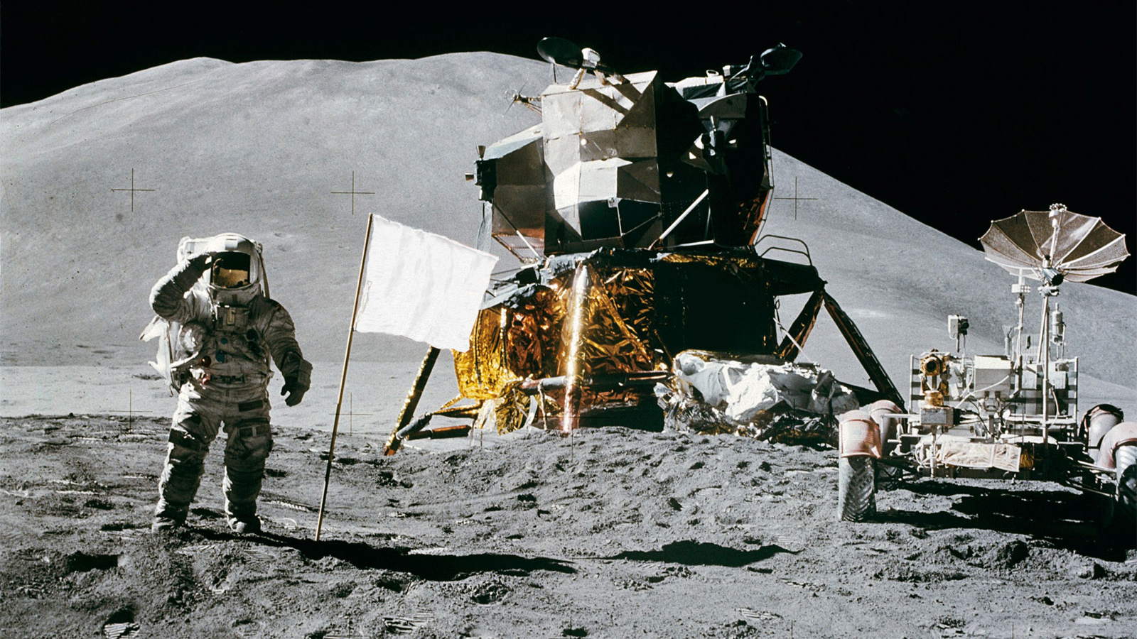 US-Flagge vom Mond geklaut all us flags on the moon are gone or white moon landing thruth discovert by china
