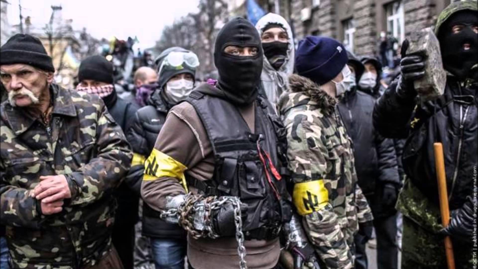 ukraine rechter sektor deustche werte streiter fuer deutschtum und eine saubere rasse rassisten neonazis gewaltbereite vollpfosten Idioten