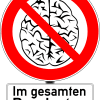 Denkverbot Brain Gehirn Verbot Bundestag Plenarsaal Politik Fraktionsstimmvieh Meinungsfreiheit Pressefreiheit Gaengelung Bevormundung 150