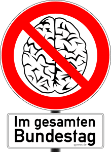 Bundestag wird geräumt, gut 8.000 Flüchtlinge bekommen Obdach Denkverbot Brain Gehirn Verbot Bundestag Plenarsaal Politik Fraktionsstimmvieh Meinungsfreiheit Pressefreiheit Gaengelung Bevormundung_150
