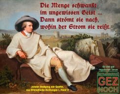 Goethe in der Campagna Die Menge schwankt im ungewissen Geist dann stroemt sie nach wohin facewbook sie reisst qpress