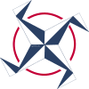 NATO Windmuehle signet Logo Nazibude weiss blau qpress