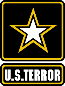 US-Terrormilizen melden Hinrichtung tausender Verdächtiger US Army Terror Logo signet Milizen