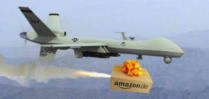 neu amazon lieferservice jetzt per drohne drone bombastisch explosiv exklusiv frei Haus qpress