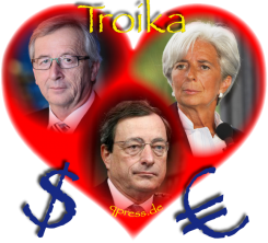 Heart and Soul of Gold Herz und Seele des Geldes currencies Draghi Lagarde Juncker Euro Dollar Money qpress fakeworld EZB Zentralbank Geldschwindel Betrueger Troika