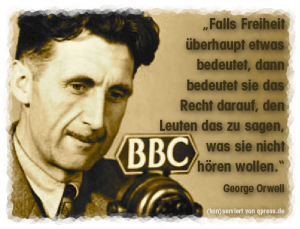 Gesetzliches Reiseverbot für deutsche Politiker Orwell George Falls Freiheit etwas bedeutet qpress