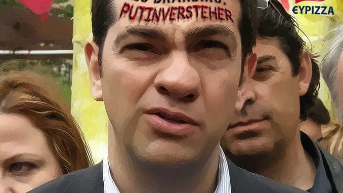 Alexis Tsipras Parteifuehrer SYRIZA neue Regierung Griechenland Aufruhr Revolution Putinversteher EU Europa Widerstand Aufruhr