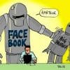 Facebook grosser bruder uebrwachung bespitzelung spionage datenmissbrauch kommerz ortungsdienst twitter google big brother