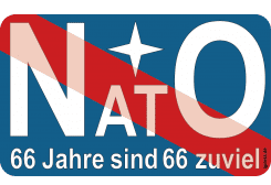 NATO 60 Jahre sind zuviel Angriffsbuendnis Nord Atlantische Terror Organisation Militaer Propaganda hetze false flag